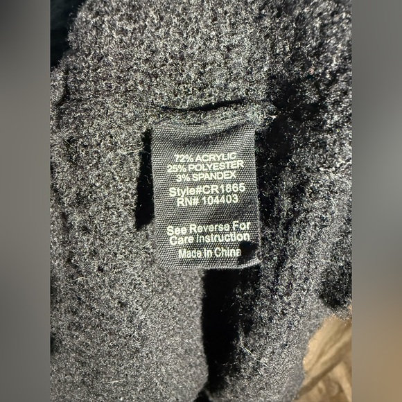 Blu Pepper Two-Tone Sweater in Black and Cream - Picture 11 of 12